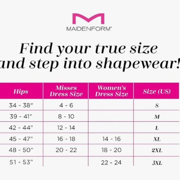 Maidenform  white firm control body shaper 2xl New Convert to racer - Picture 5 of 5